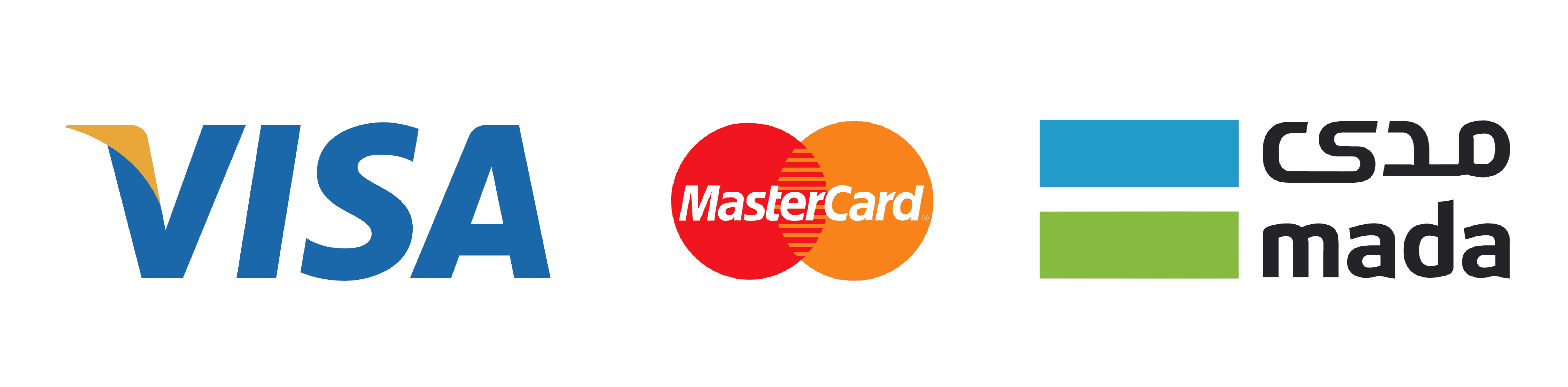 Accepted credit cards
